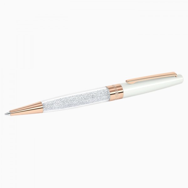 CRYST STARDUST BP PEN - WHITE
