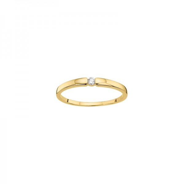 Damen Ring 1 Steiner,Gold 585