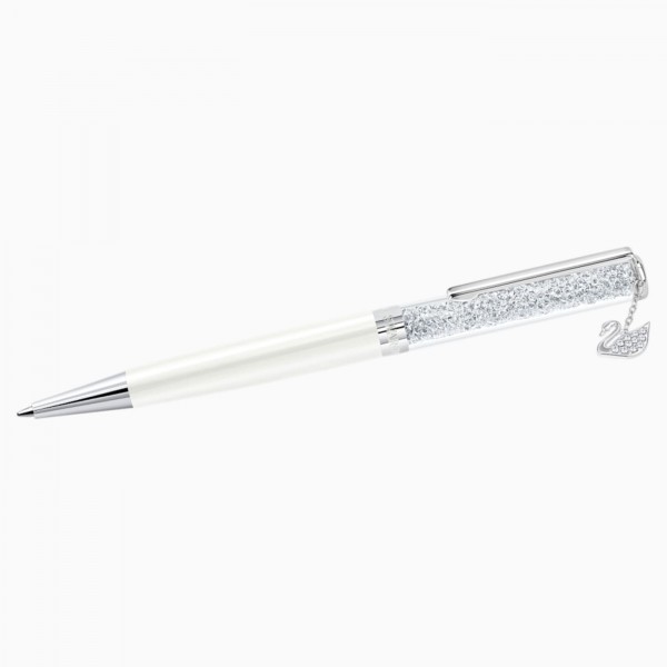 CRYSTALLINE SWAN CHARM PEN - W